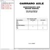 Carraro Telehandler 26.25 26.28 Axle Maintenance Repair Manual 908483