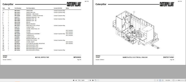 Caterpillar MD6240 495HR2 Spare Pare Catalog 4