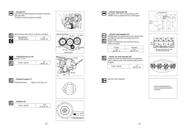 Doosan Diesel Engine DB33A 3.3 Liter Service Manual SB2013E02 4