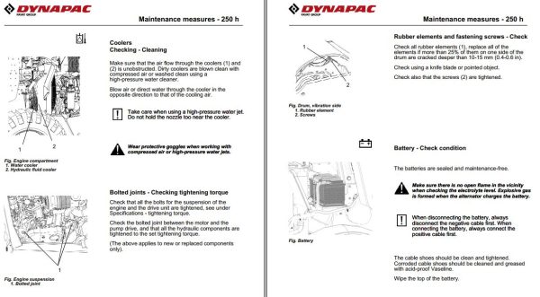 Dynapac CA1300D CA1300PD Operation Maintenance Manual PDF 2