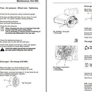 Dynapac Ca1300D Ca1400D Ca1400Pd Operation Maintenance Manual Pdf 2