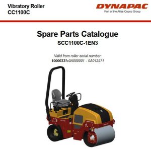 Dynapac CC1100C Parts Operation Maintenance Manual PDF 1