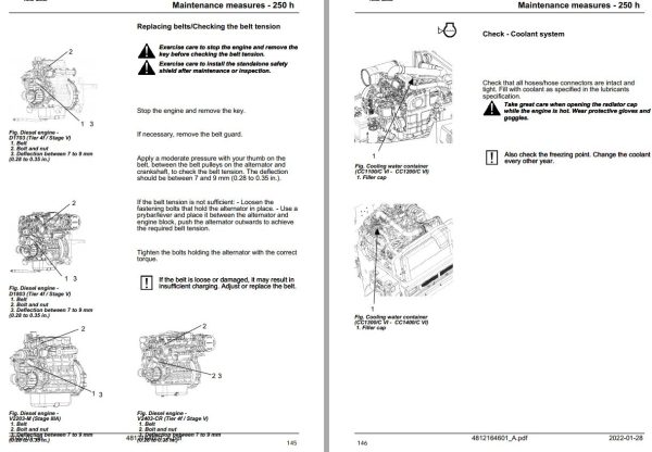Dynapac CC1100CVI CC1400CVI Operation Maintenance Manual PDF 2