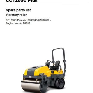 Dynapac CC1200C Plus Parts Manual PDF 1