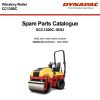 Dynapac CC1300C Parts Operation Maintenance Manual PDF 1