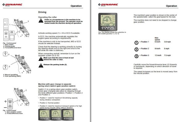 Dynapac CC424 CC6200 Operation Maintenance Manual PDF 2