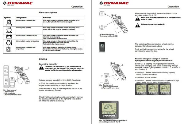 Dynapac CC424CHF CC5200C Operation Maintenance Manual PDF 2