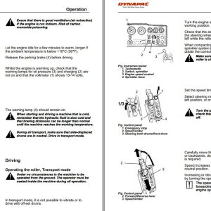 Dynapac Cg223Hf Operation Maintenance Manual Pdf 2