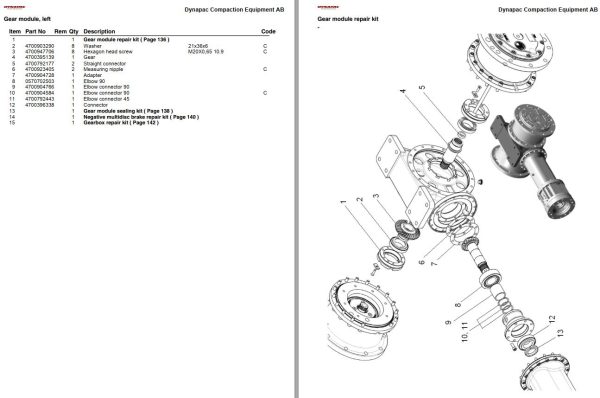 Dynapac CP274 Parts Operation Maintenance Manual PDF 4