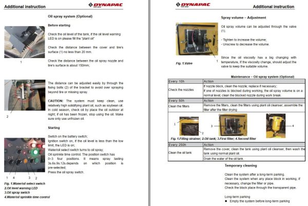 Dynapac CP275 Tier II Operation Maintenance Manual PDF 2