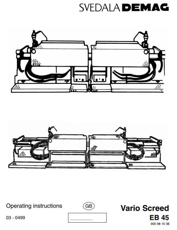 Dynapac EB45 Operation Manual PDF 1