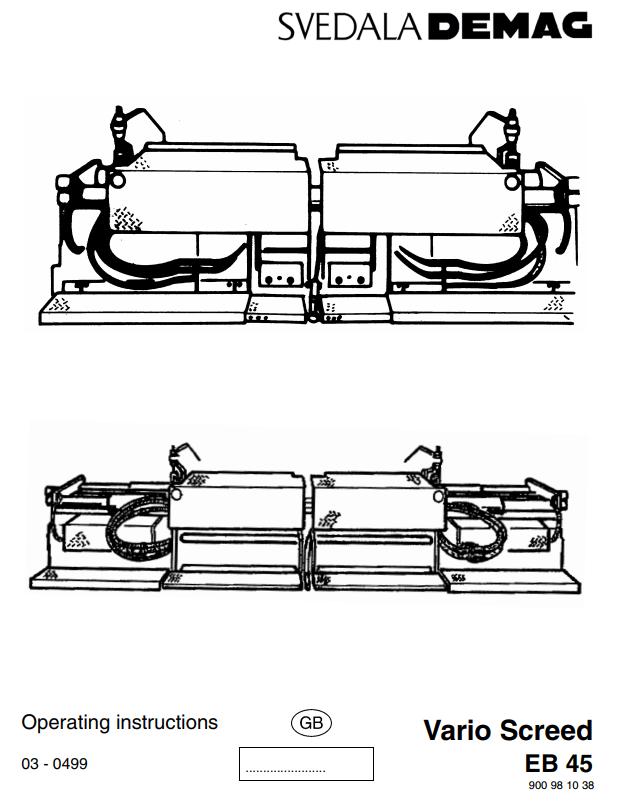 Dynapac EB45 Operation Manual PDF 1