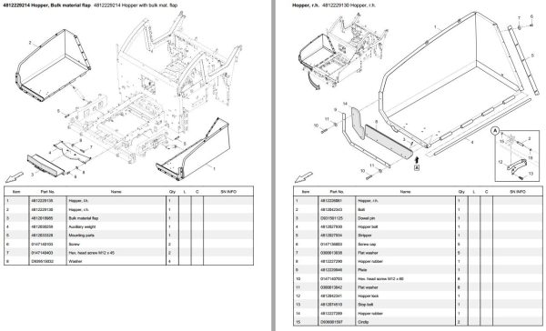 Dynapac F2500WS Parts Catalogue PDF 2