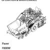 Dynapac F800W Parts Operation Maintenance Manual PDF 2