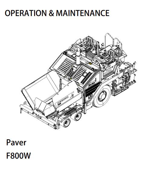 Dynapac F800W Parts Operation Maintenance Manual PDF 2