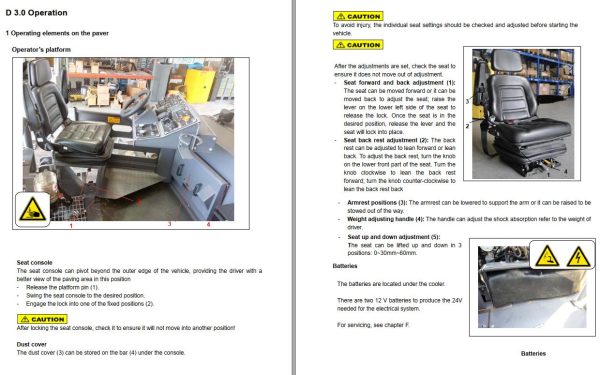Dynapac F800W Parts Operation Maintenance Manual PDF 3