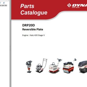 Dynapac Light DRP20D Parts Maintenance Operation Manual PDF 1