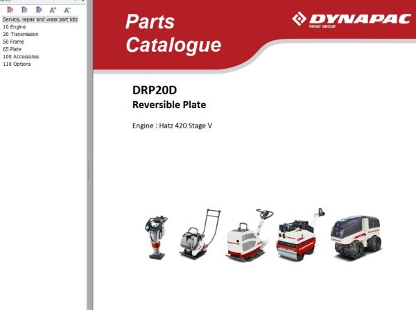 Dynapac Light DRP20D Parts Maintenance Operation Manual PDF 1