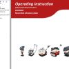 Dynapac Light DRP40DX Parts Catalog Operating Manual PDF 1