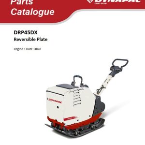 Dynapac Light DRP45DX Parts Operating Maintenance Manual PDF 1