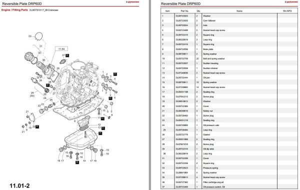 Dynapac Light DRP60D Parts Catalog PDF 2