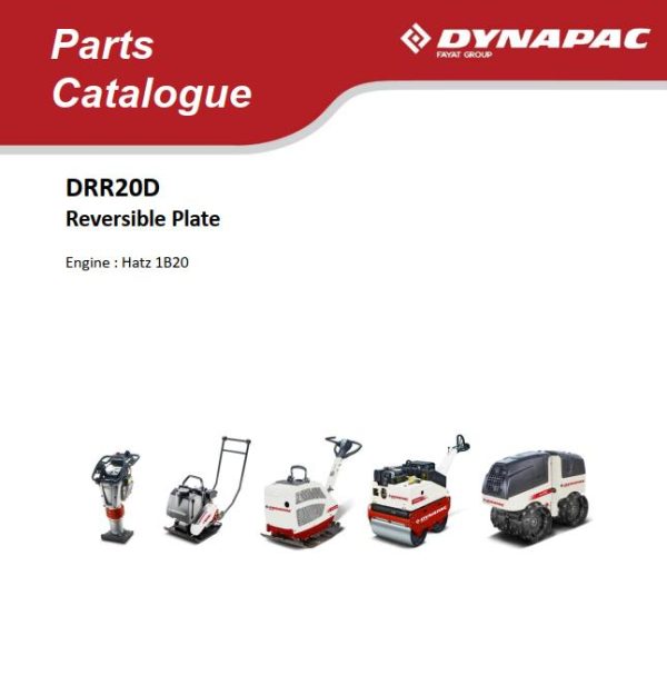 Dynapac Light DRR20D Parts Catalog PDF 1