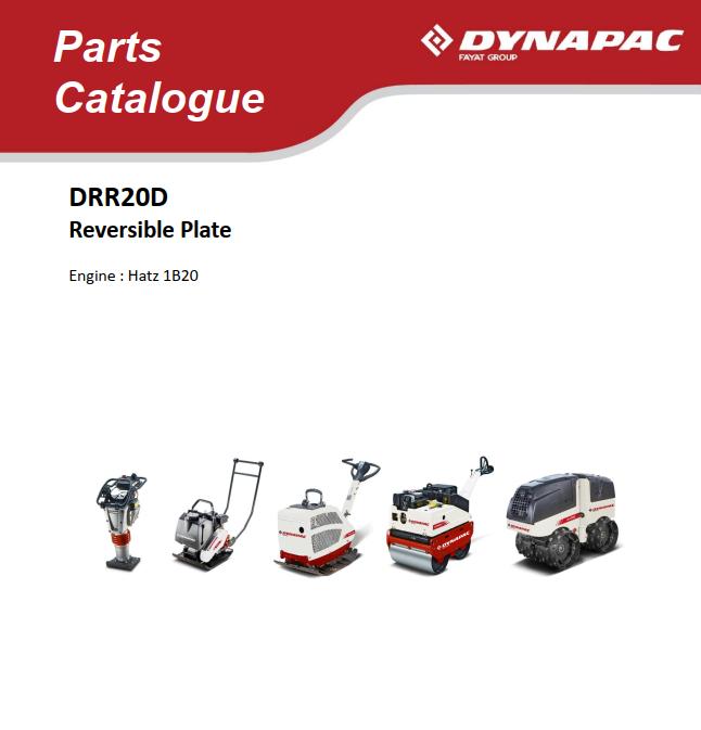 Dynapac Light DRR20D Parts Catalog PDF 1