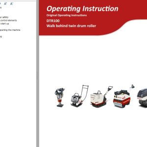 Dynapac Light DTR100 Operating Instruction PDF 1