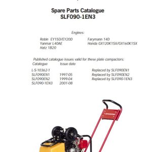Dynapac Light LF90A LF90 Parts Catalog PDF 1