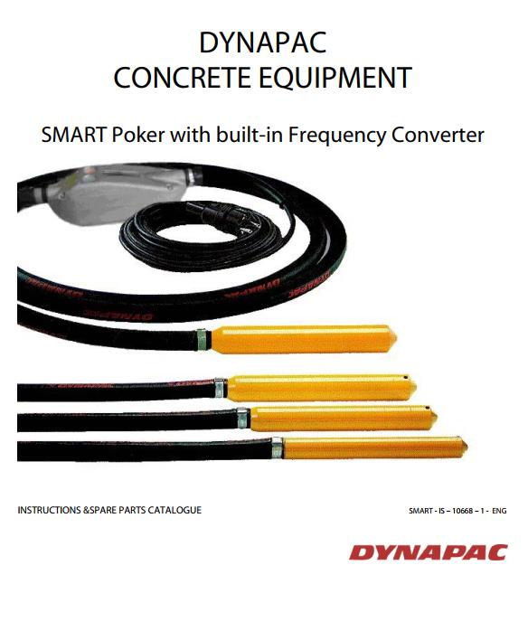 Dynapac Poker With Built in Frequency Converter SMART Instruction Spare Parts Catalogue