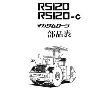 Dynapac RS120 RS120 C Parts Catalogue PDF 1
