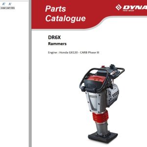 Dynapac Rammers R6X Parts Catalog PDF 1