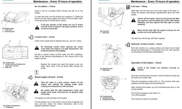 Dynapac Roller CA150 Operation Maintenance Manual PDF 2