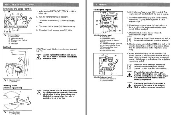 Dynapac Roller CA151 Operation Manual PDF 2