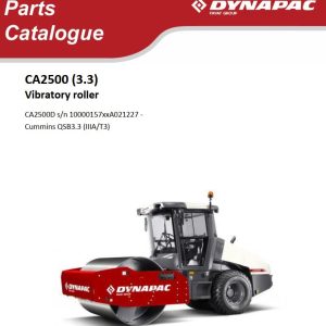 Dynapac Roller CA2500 IIIAT3 Parts Manual PDF 1