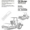 Dynapac Roller CA251 CA301 Operation Manual PDF 1