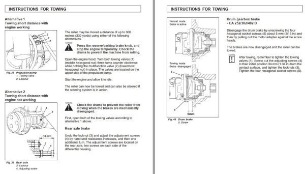 Dynapac Roller CA252 CA302 CA402 Operation Manual PDF 2