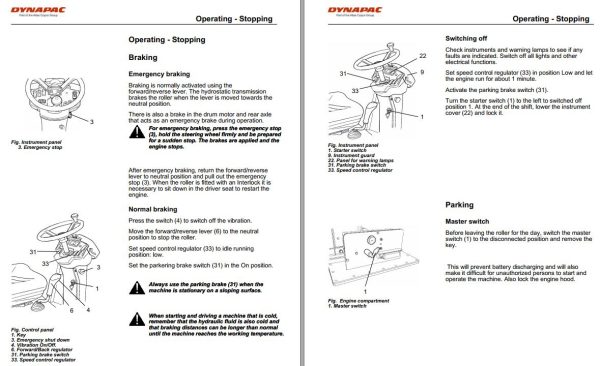 Dynapac Roller CA260 Operation Maintenance Manual PDF 2