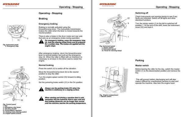 Dynapac Roller CA280 Operation Maintenance Manual PDF 2