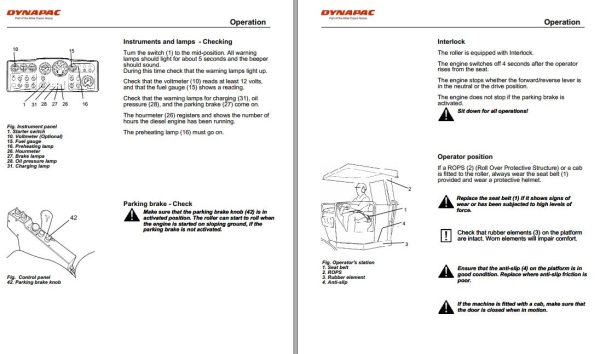 Dynapac Roller CA282D Operation Maintenance Manual PDF 2