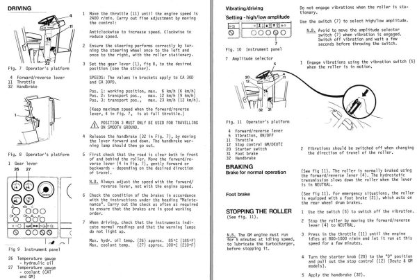 Dynapac Roller CA30 Operation Manual PDF 2
