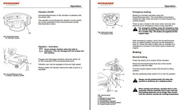 Dynapac Roller CA300 Operation Maintenance Manual PDF 2