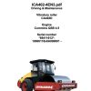 Dynapac Roller CA402D Operation Maintenance Manual PDF 1