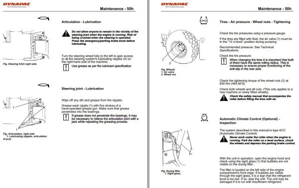 Dynapac Roller CA402D Operation Maintenance Manual PDF 2