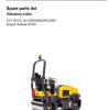 Dynapac Roller CC1100CC Parts Manual PDF 1
