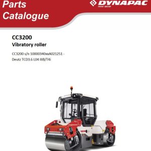 Dynapac Roller CC3200 Parts Catalogue PDF 1