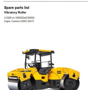 Dynapac Roller CC5200 Parts Manual PDF 1