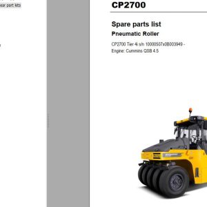 Dynapac Roller CP2700 Parts Operation Maintenance Manual PDF 3
