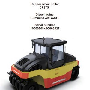 Dynapac Roller CP275 Operation Maintenance Manual PDF 1