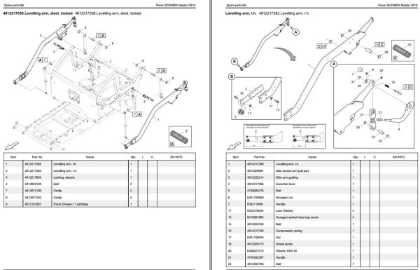 Dynapac SD2500W Parts Catalogue PDF 2
